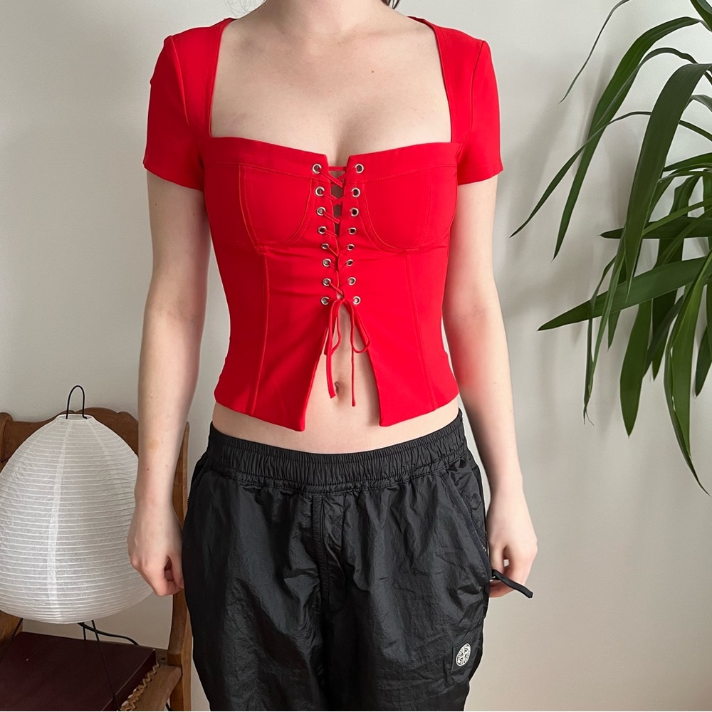 IAMGIA red corset top